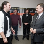 Častni član Gašper Tič, Jaša Jamnik, Srečko Kermavner in župan Zoran Janković