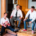 Timotej Kresnik, Marko Kavčič, Damjan Kolovrat; foto: A. Košir