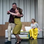 Tomaž Cvar, Tina Drobež, Maja Eržen; foto: T. Petelinšek